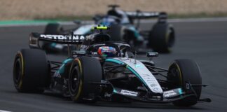 Andrea Kimi Antonelli con Mercedes, ganó su primera carrera en la Fórmula 1 en China